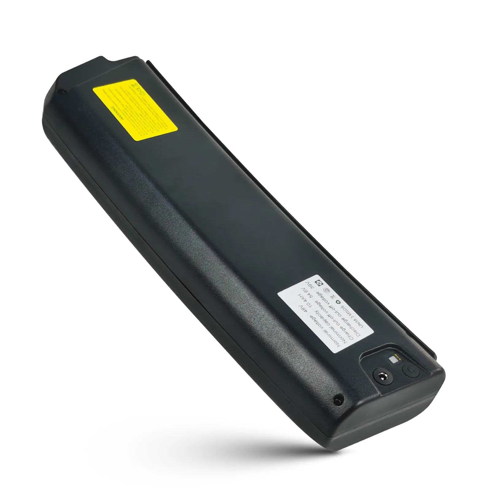 Electric bike battery isolated on white background.