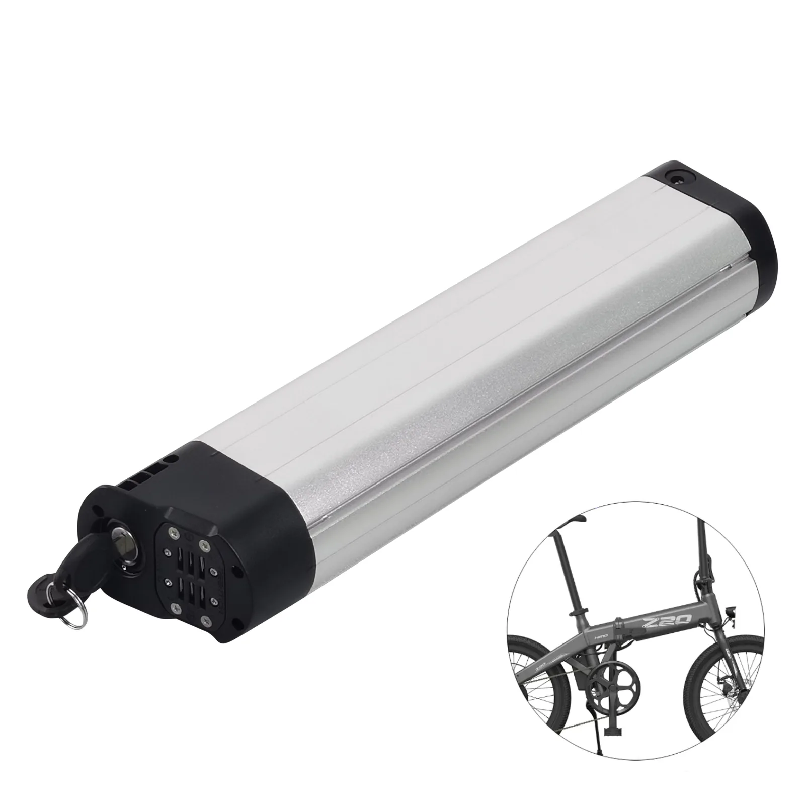 Electric bike battery for folding bike