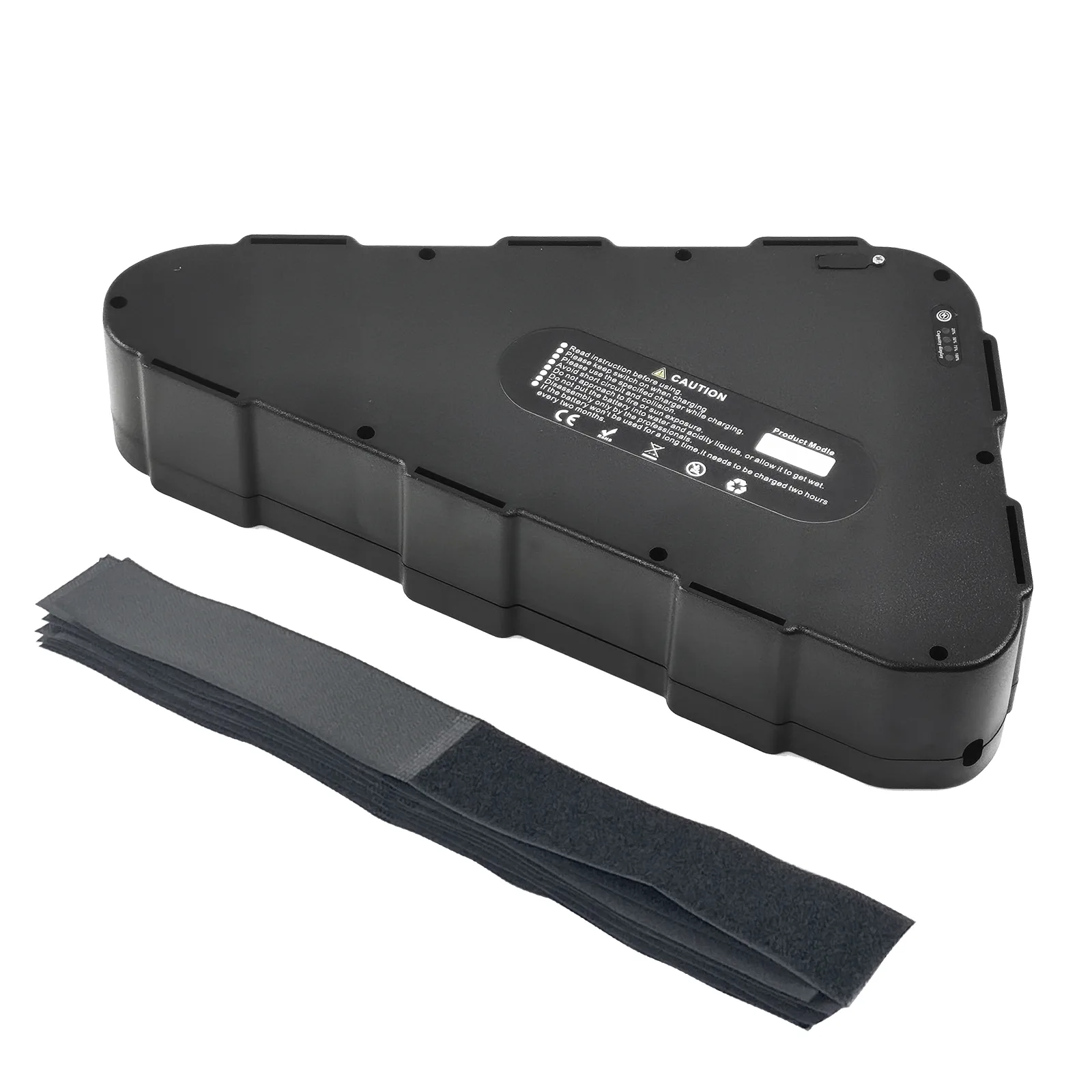 Electric bike battery with protective cover
