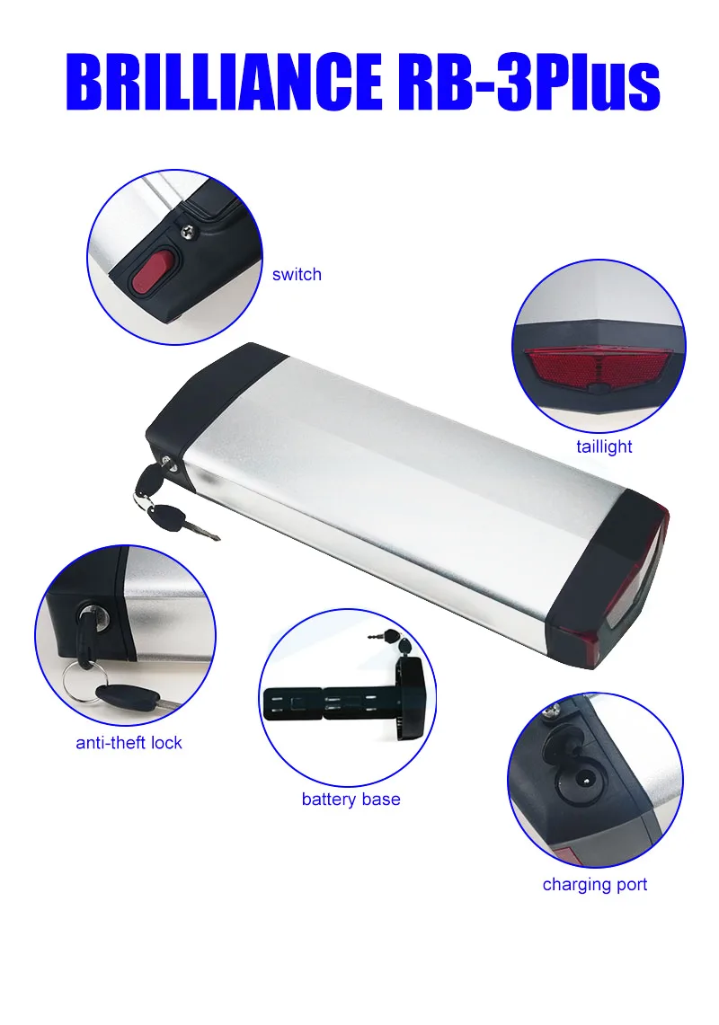 BRILLIANCE RB-3Plus battery features and components